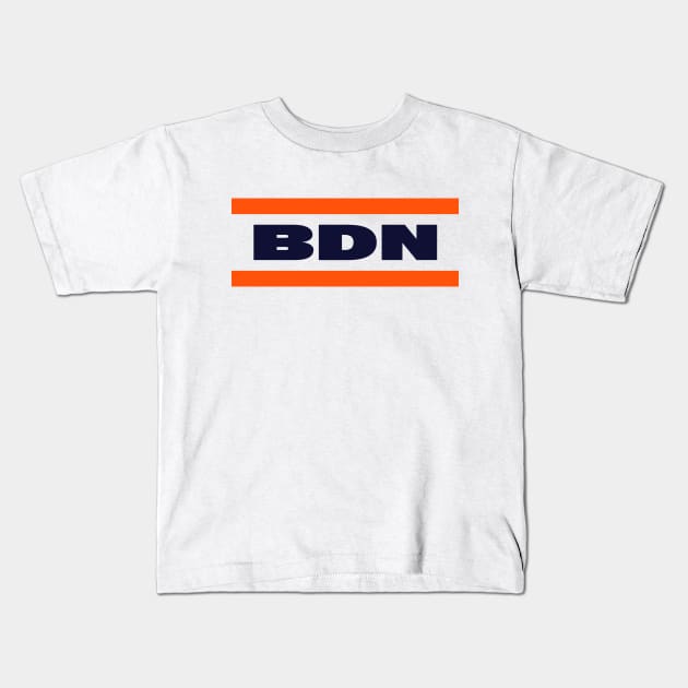 BDN retro sweater - White Kids T-Shirt by KFig21